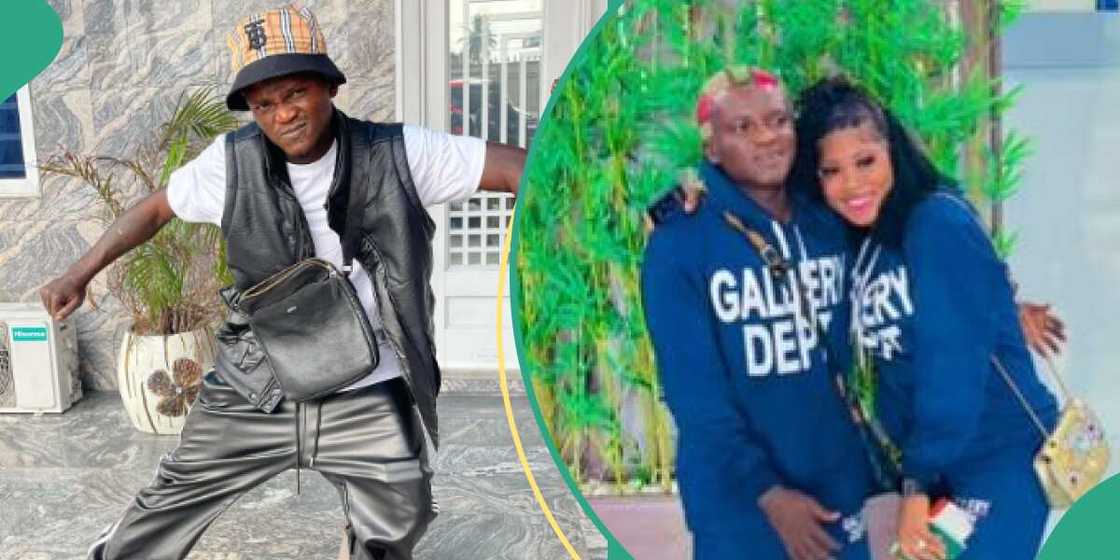 Nigerian singer Portable and his wife Nigerian singer Portable and his wife