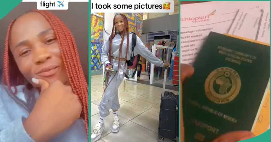 Video: This lady has travelled abroad, her journey will inspire you