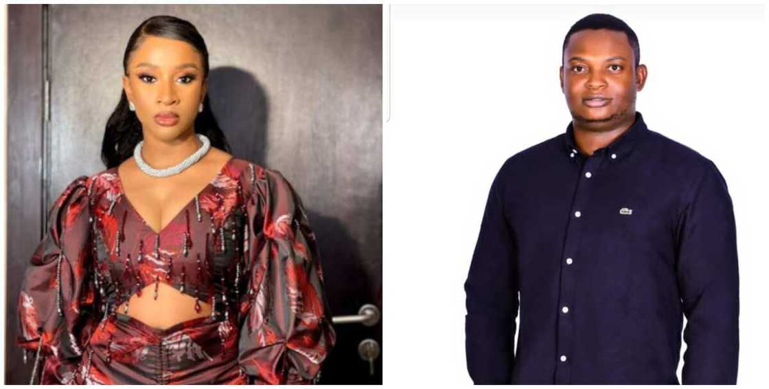 Adesua Etomi and Mayorspeaks Adesua Etomi and Mayorspeaks