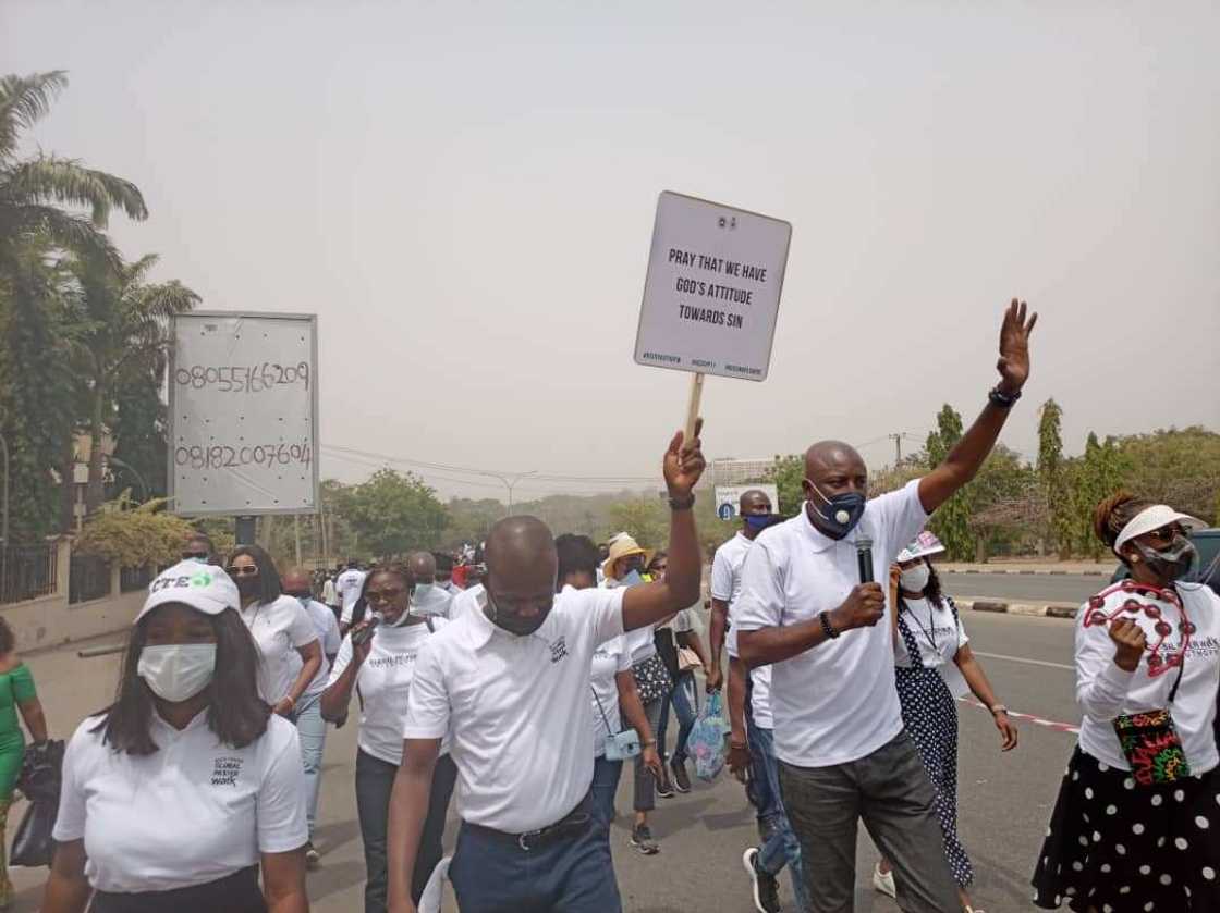 Insecurity in Nigeria: Redeemed Christian Church of God holds prayer walk worldwide Insecurity in Nigeria: Redeemed Christian Church of God holds prayer walk worldwide