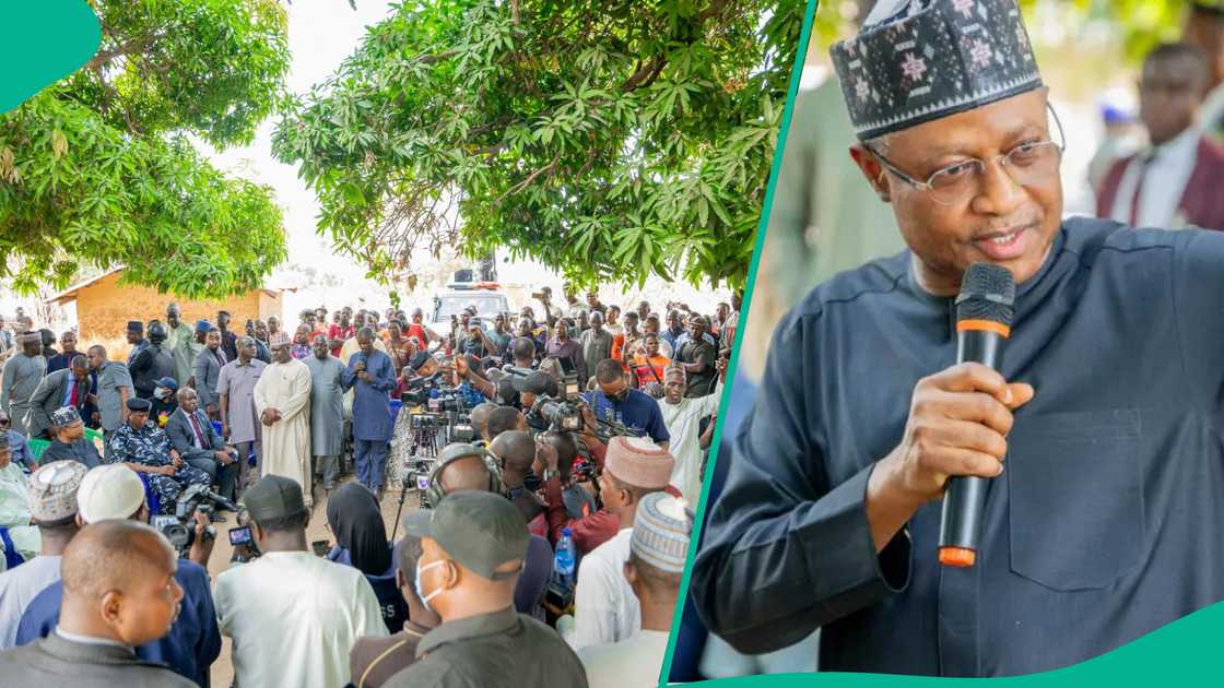 Kaduna governor visits community where over 100 worshippers were kidnapped