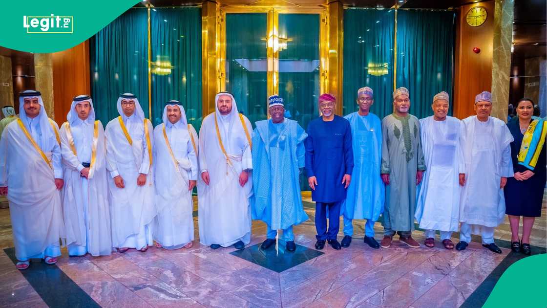 Tinubu meets Qatar's top official in Abuja amid APC government's Renewed Hope agenda Tinubu meets Qatar's top official in Abuja amid APC government's Renewed Hope agenda