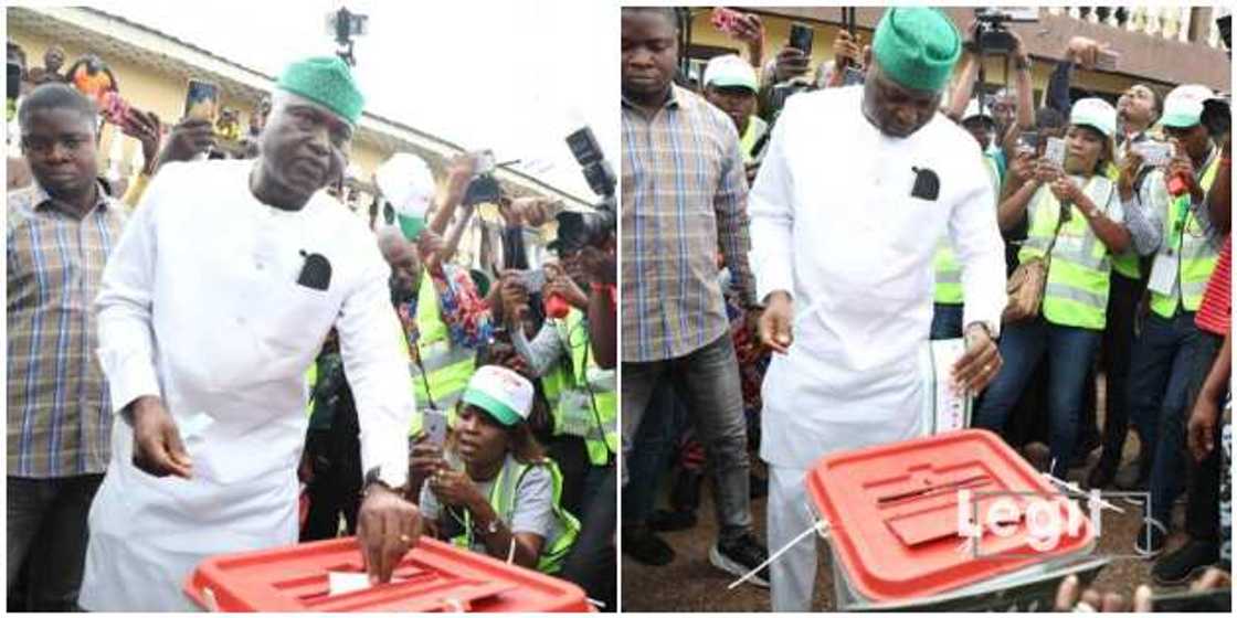 Oyebanji votes Oyebanji votes
