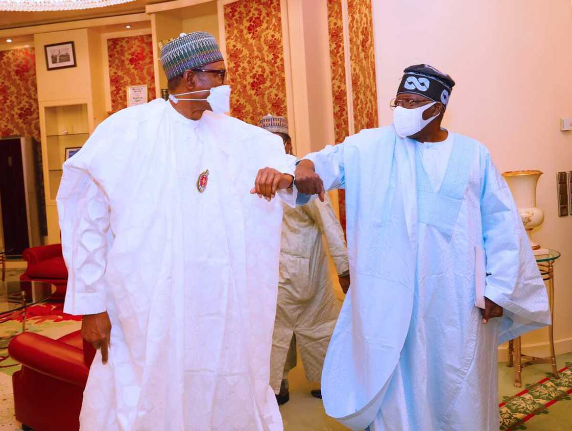 Buhari and Tinubu Buhari and Tinubu