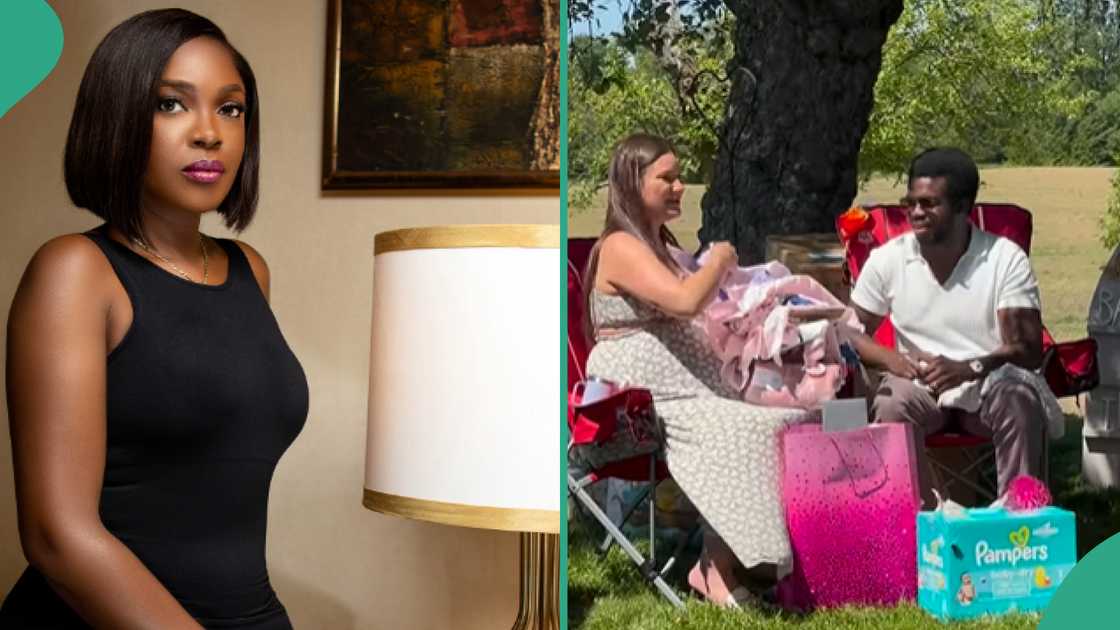 Omoni Oboli's son welcomes child. Omoni Oboli's son welcomes child.