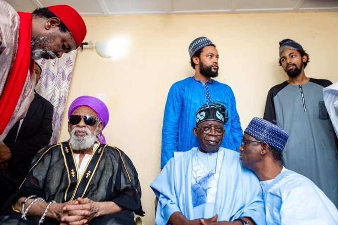 Imam prays for Tinubu Imam prays for Tinubu