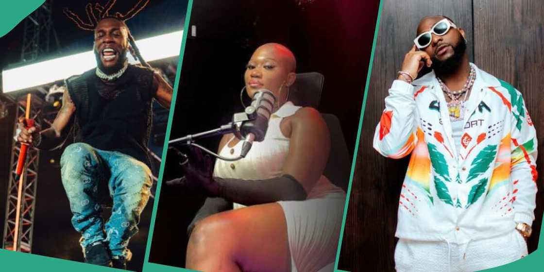 OAP Bad Kimmy K blasts Burna Boy for shading Davido. OAP Bad Kimmy K blasts Burna Boy for shading Davido.