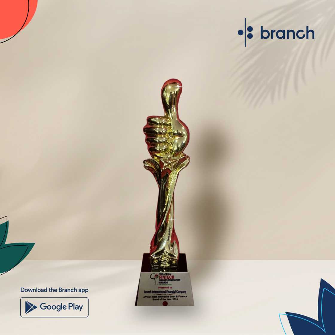 Branch Wins Prestigious "Most Innovative Loan & Finance Brand of the Year 2024" Award