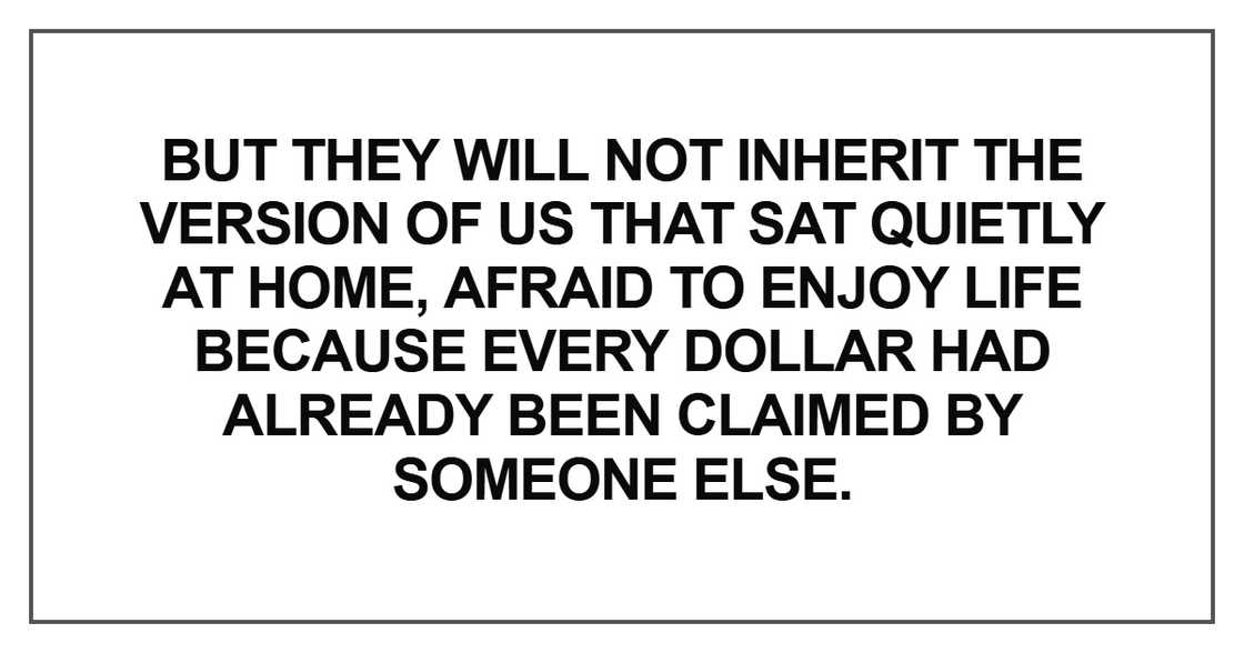 But they will not inherit the version of us But they will not inherit the version of us