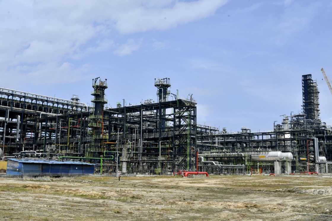 The refinery, inaugurated last year, has been built by Aliko Dangote, ranked by Forbes as Africa's richest man The refinery, inaugurated last year, has been built by Aliko Dangote, ranked by Forbes as Africa's richest man
