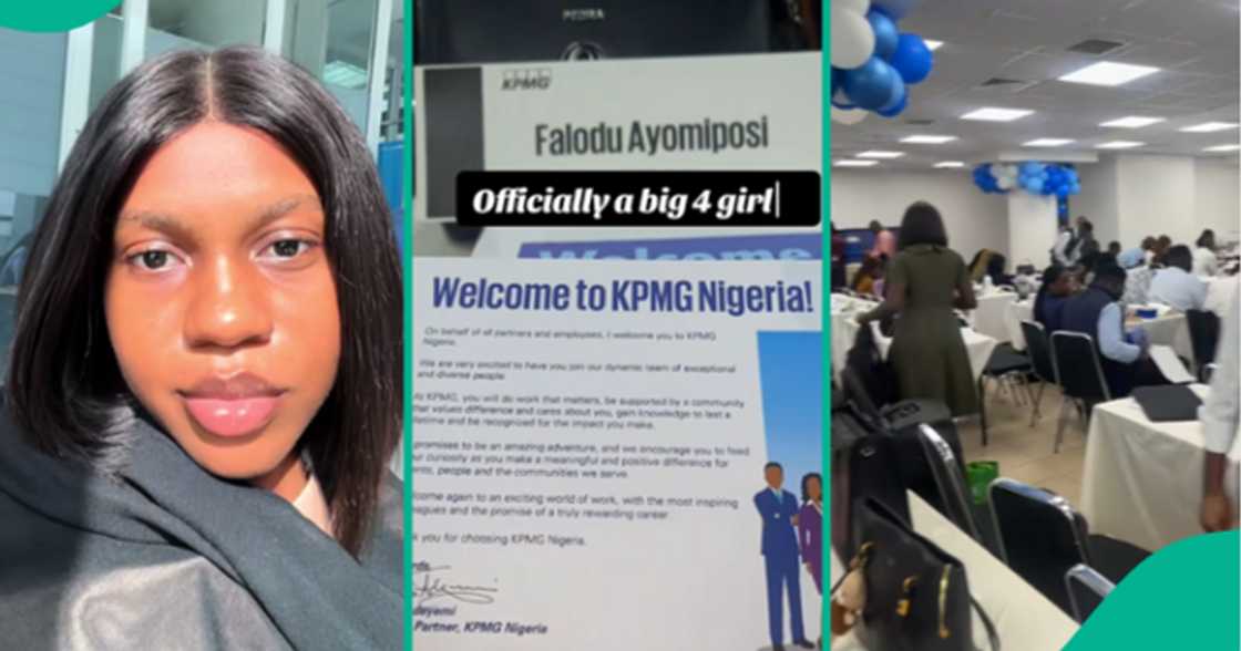 Ambitious Nigerian lady secures a job at KPMG. Ambitious Nigerian lady secures a job at KPMG.