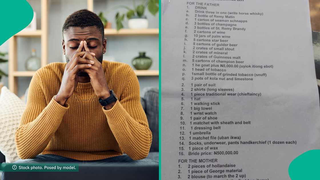 Nigerian Man in UK Cancels Wedding Plans as Items on their Bride Price List Cost N3.5m