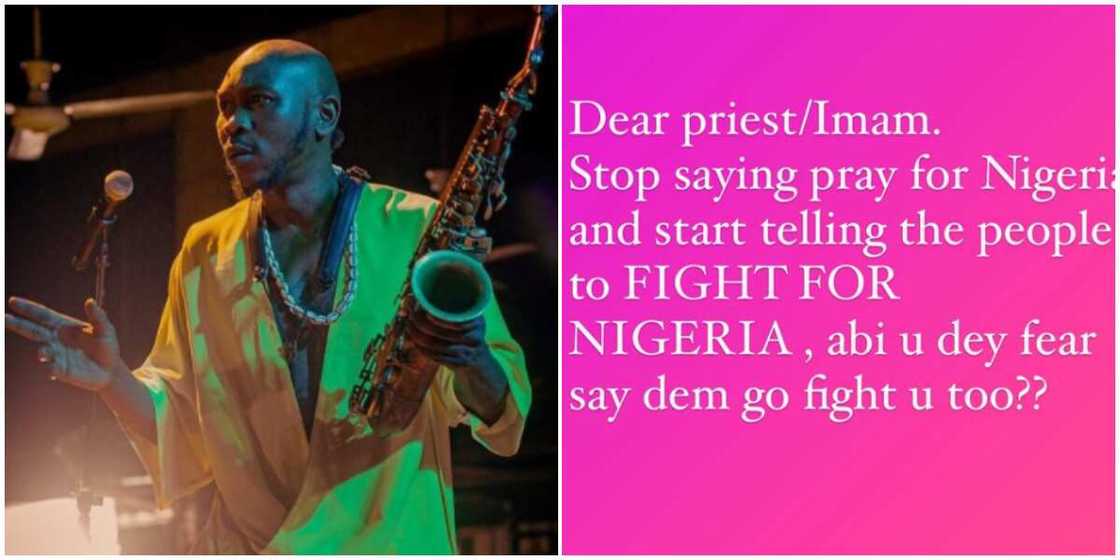 Seun Kuti advises Pastors Imam Seun Kuti advises Pastors Imam