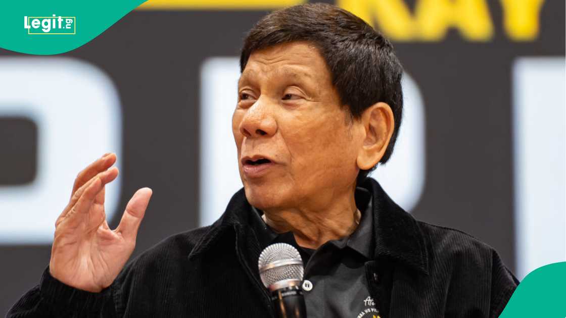 Former Philippine President Rodrigo Duterte was arrested on an ICC warrant accusing him of crimes against humanity over his deadly war on drugs. Former Philippine President Rodrigo Duterte was arrested on an ICC warrant accusing him of crimes against humanity over his deadly war on drugs.