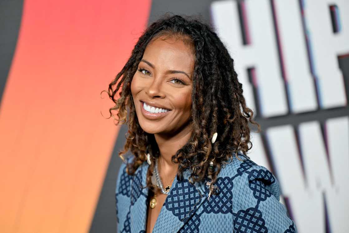 Eva Marcille smiles as she attends the BET Hip Hop Awards 2024 at Drai's Beach Club & Nightclub