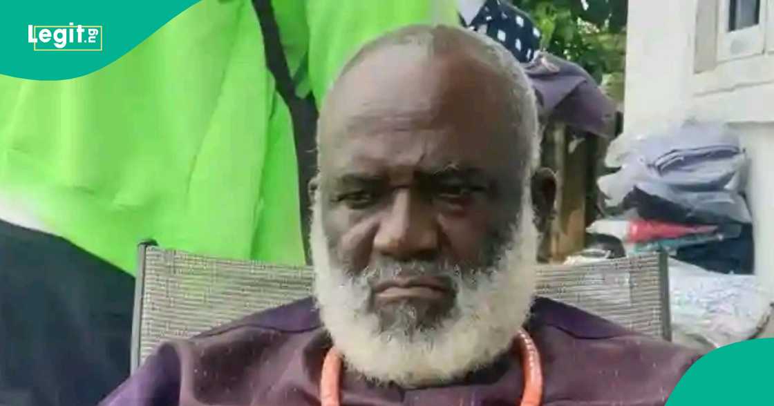 Actor Obi Okoli's daughter saows father picture during interview. Actor Obi Okoli's daughter saows father picture during interview.