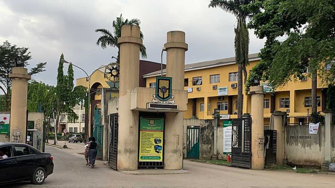 Gate 2 entrance at Yaba College of Technology Gate 2 entrance at Yaba College of Technology