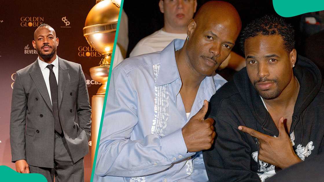 Marlon Wayans at The Beverly Hilton and Keenen Ivory Wayans and Shawn Wayans at Staples Center