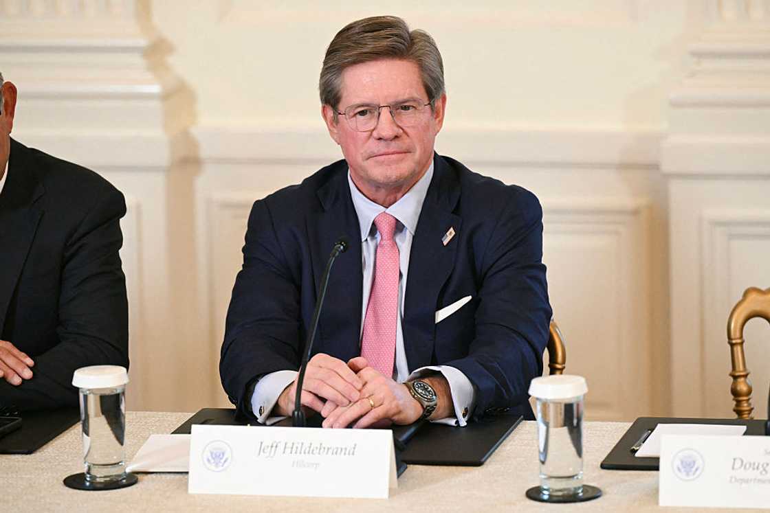 Jeffery Hildebrand in the East Room of the White House