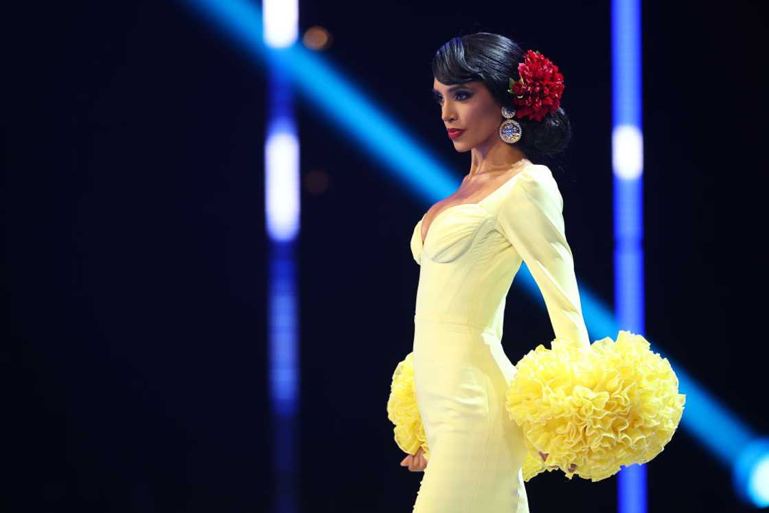 Miss Spain Athenea Pérez attends the 72nd Miss Universe Competition