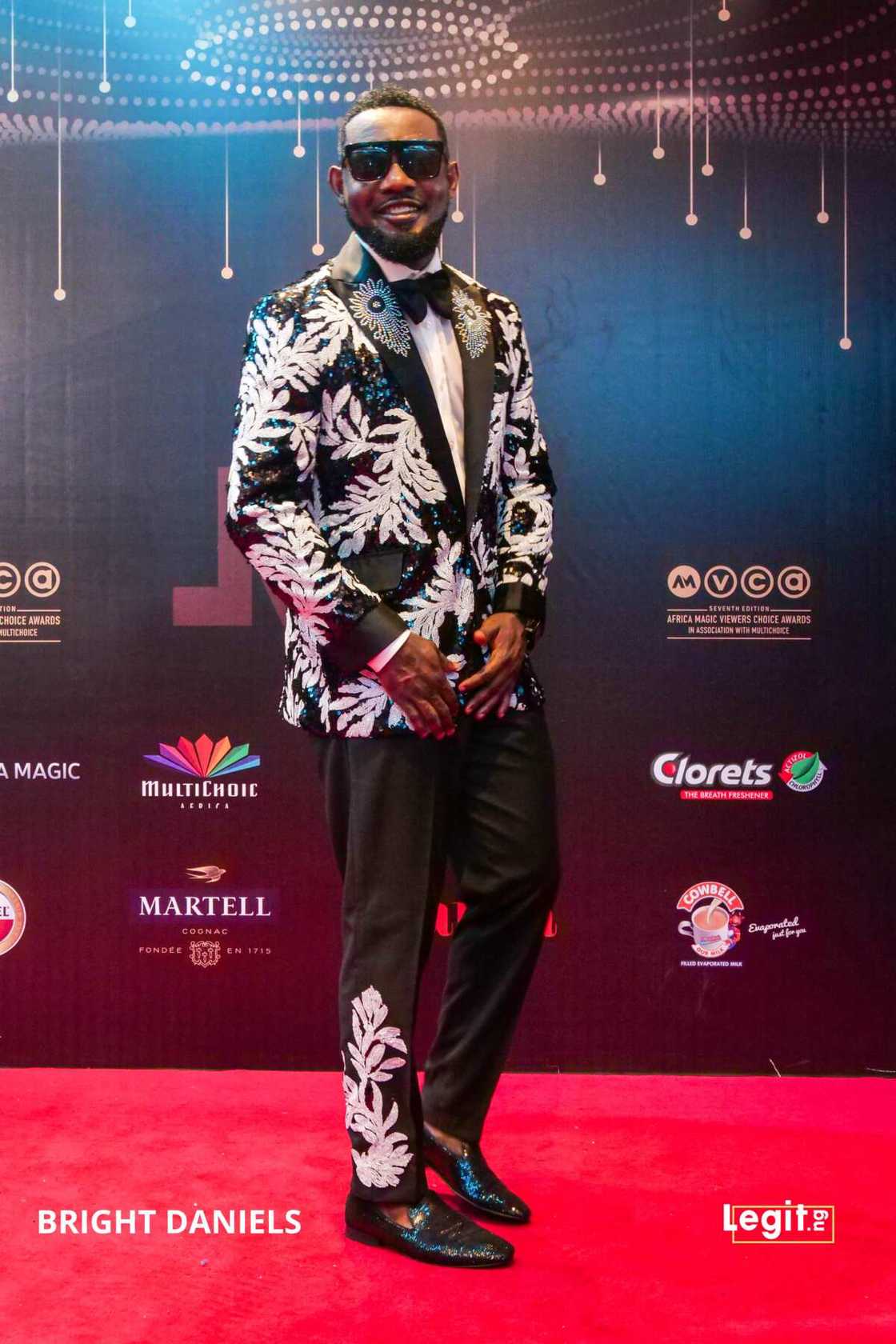 AY comedian at AMVCA