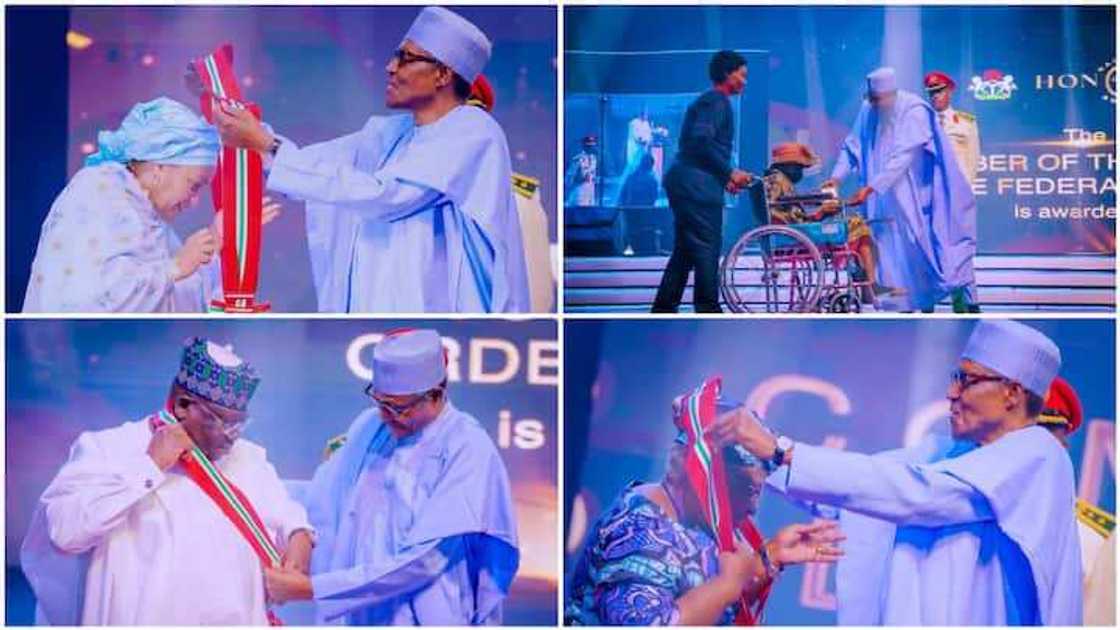 Jerin wadanda Buhari ya ba lambar yabo Jerin wadanda Buhari ya ba lambar yabo