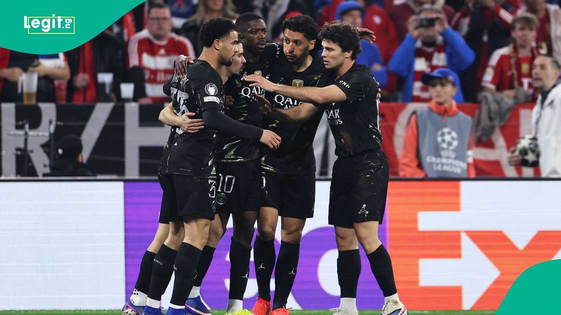 Paris Saint-Germain, Bayern Munich, UEFA, Champions League, Football, Europe. Paris Saint-Germain, Bayern Munich, UEFA, Champions League, Football, Europe.