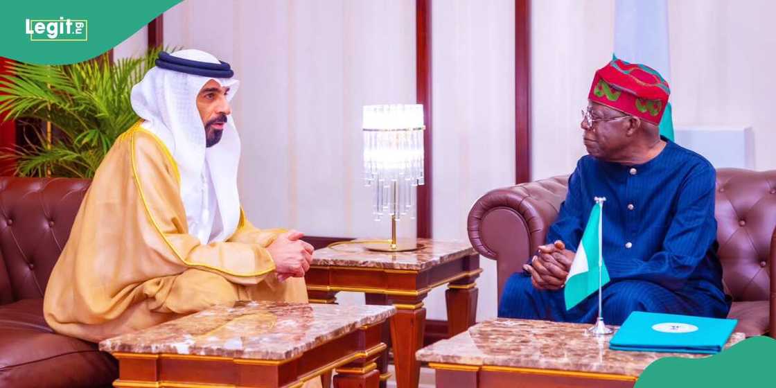 Tinubu and UAE leader Tinubu and UAE leader