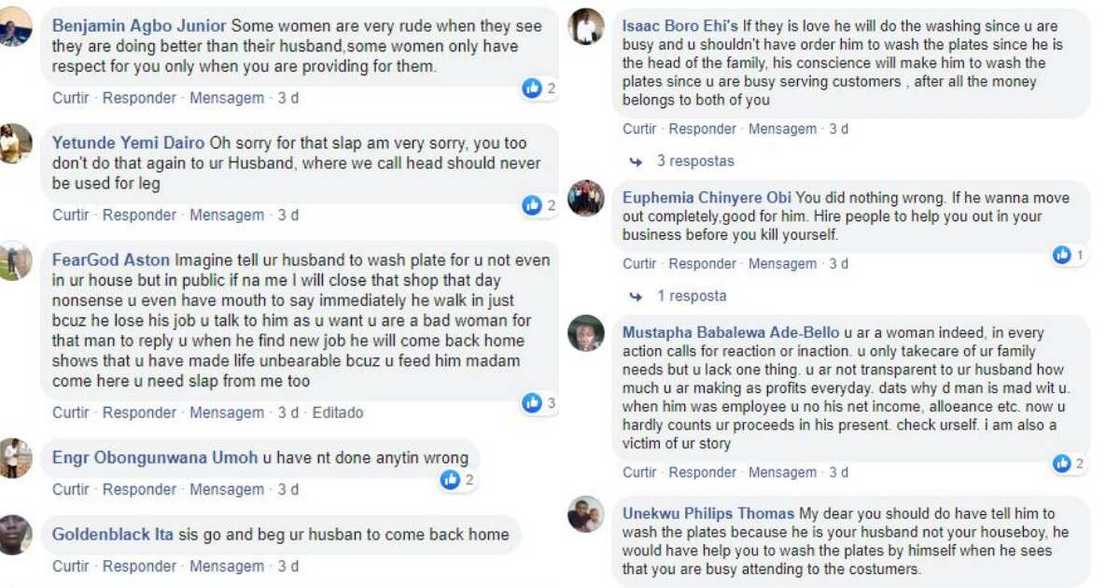 My husband slapped me because I asked him to wash plates - Nigerian lady says My husband slapped me because I asked him to wash plates - Nigerian lady says