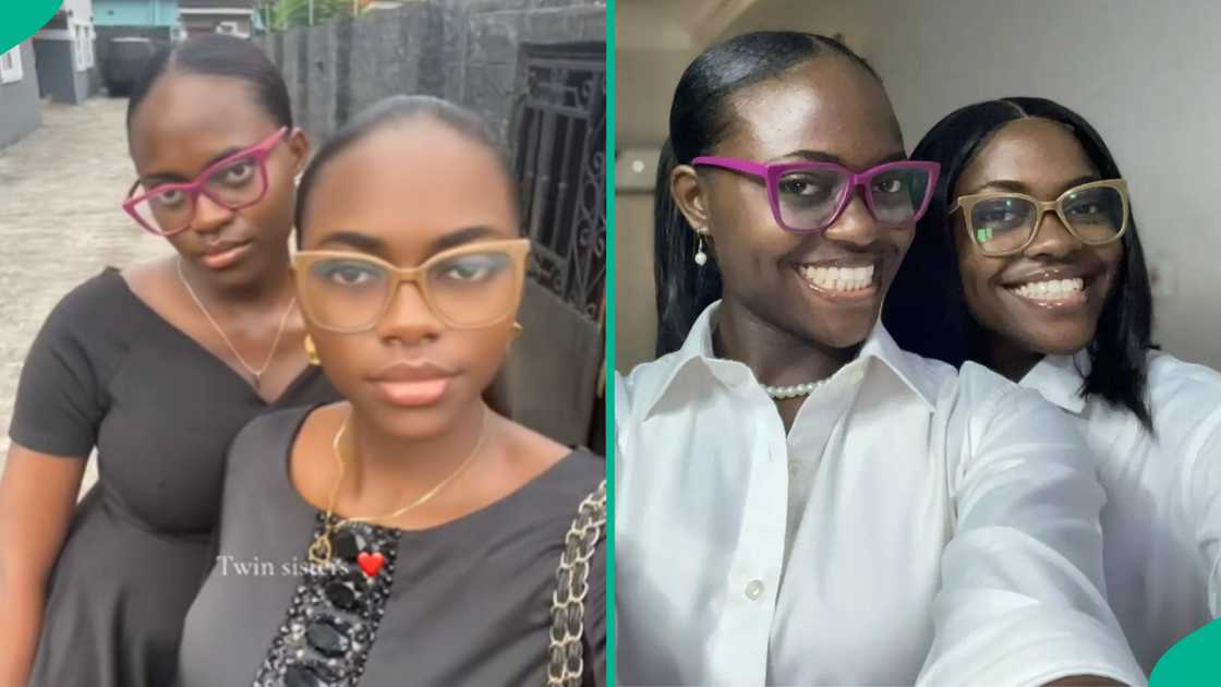 Twin sisters share their experience after writing exam in a particular hall. Twin sisters share their experience after writing exam in a particular hall.