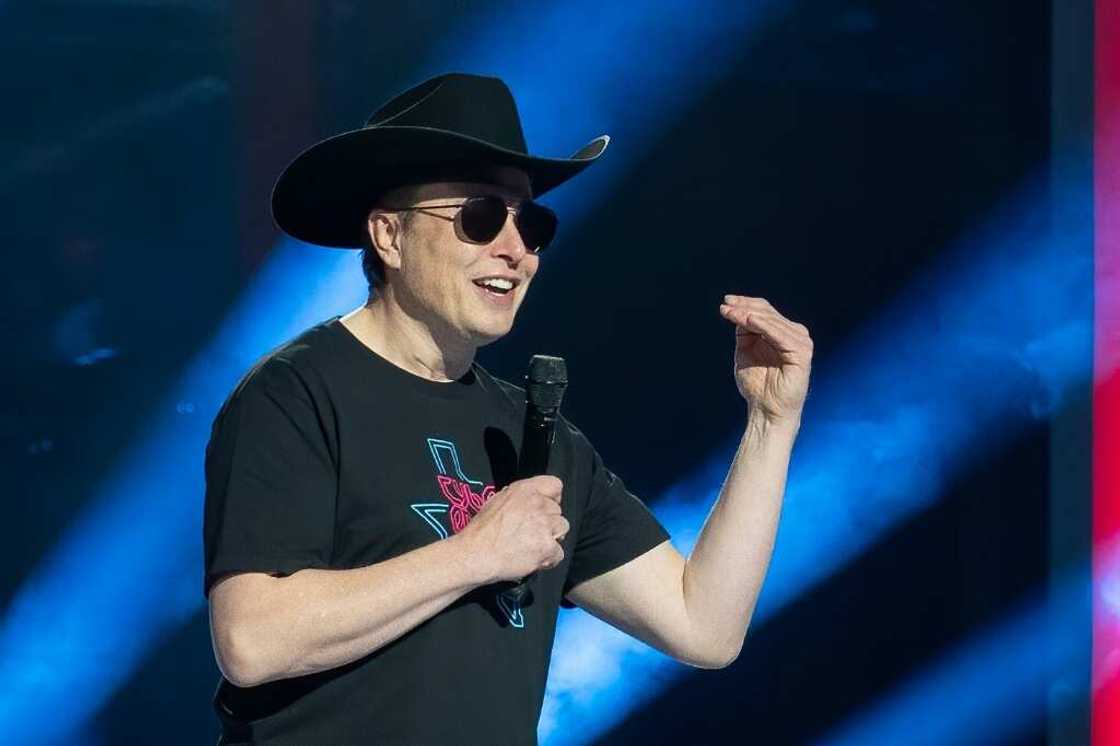 Elon Musk addresses the public at an opening of his new Tesla factory in Texas in April 2022 Elon Musk addresses the public at an opening of his new Tesla factory in Texas in April 2022