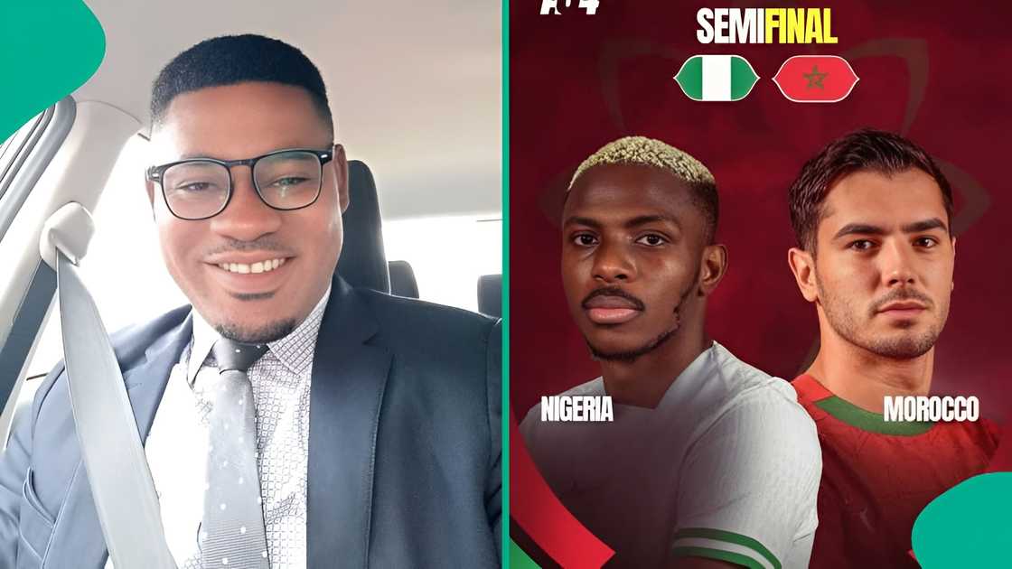 Nigerian man shares two possible outcomes for Nigeria vs Morocco semi-final Nigerian man shares two possible outcomes for Nigeria vs Morocco semi-final