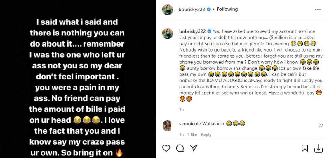 Bobrisky, Tonto Dikeh