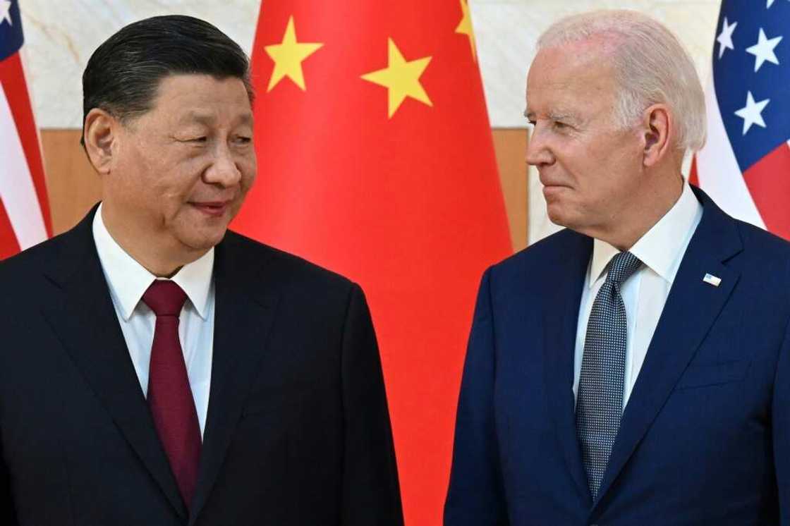 US President Joe Biden and China's President Xi Jinping last met in Bali in November 2022 US President Joe Biden and China's President Xi Jinping last met in Bali in November 2022