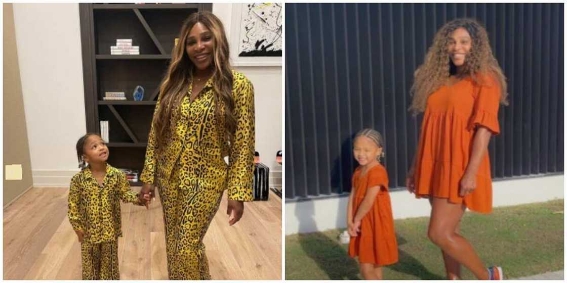 Photos of Serena Williams and Olympia. Photos of Serena Williams and Olympia.
