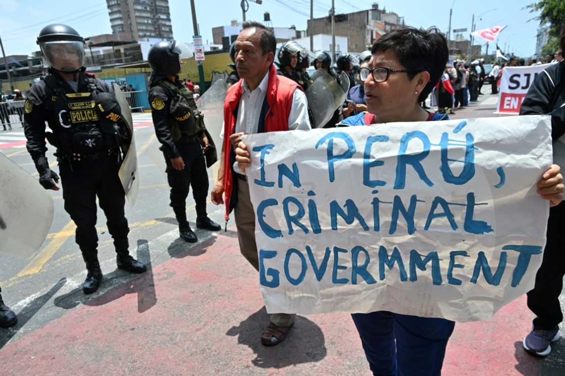 Peruvians used the summit as an opportunity to voice their discontent over crime and perceived government neglect