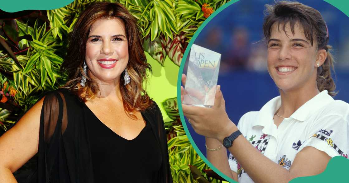 Jennifer Capriati poses