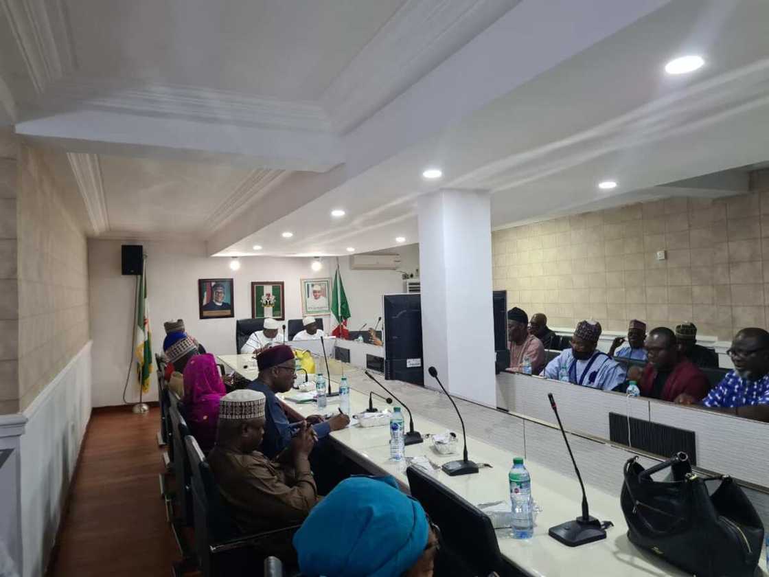 Tambuwal and PDP ex-NWC members Tambuwal and PDP ex-NWC members