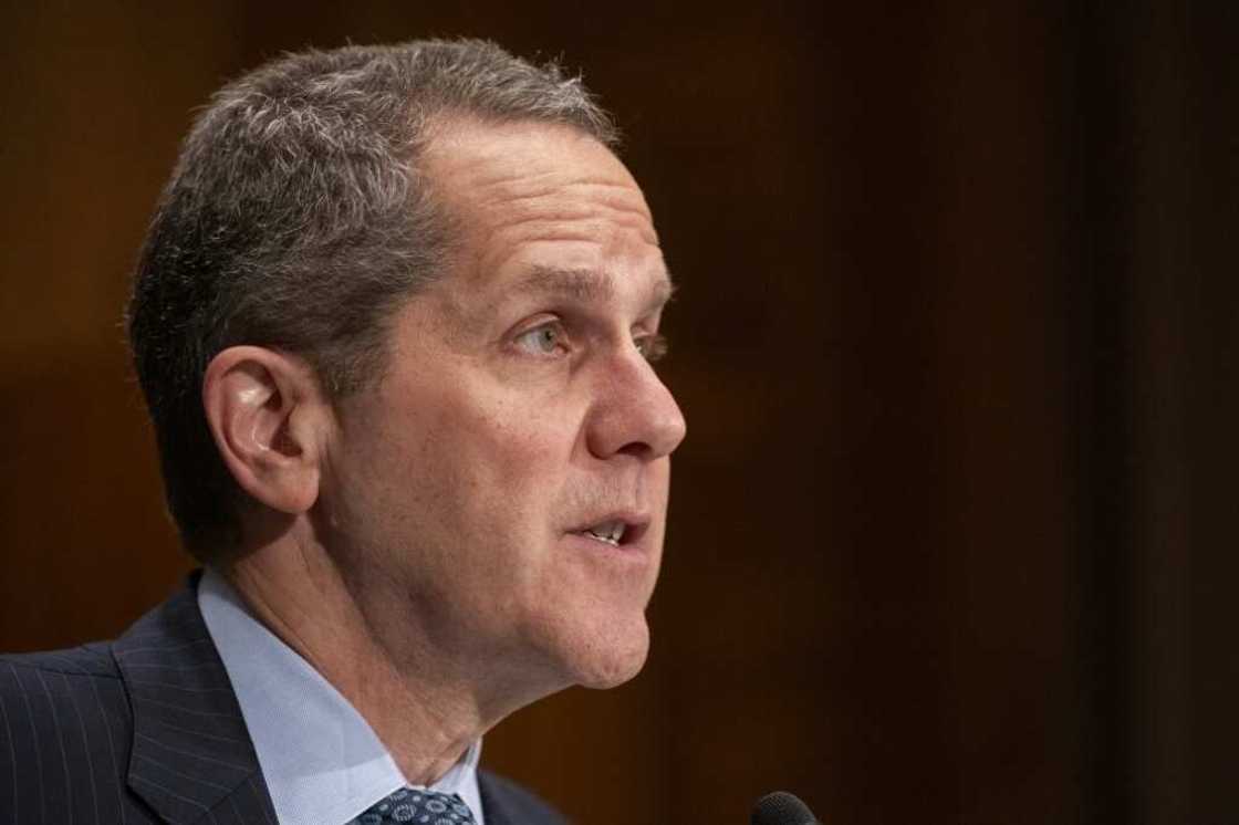 US Federal Reserve Vice Chair For Supervision, Michael Barr testifies during a US Senate Banking, Housing, and Urban Affairs oversight hearing on financial regulators, focusing on accountability and financial stability, at Capitol Hill in Washington, DC, on May 16, 2024 US Federal Reserve Vice Chair For Supervision, Michael Barr testifies during a US Senate Banking, Housing, and Urban Affairs oversight hearing on financial regulators, focusing on accountability and financial stability, at Capitol Hill in Washington, DC, on May 16, 2024