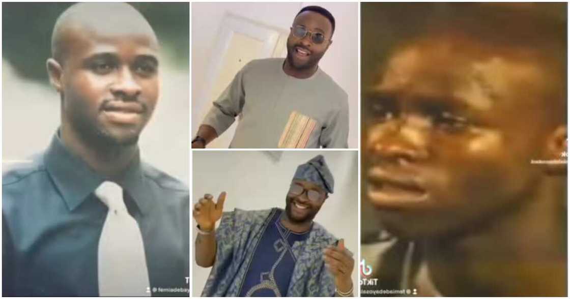 Femi Adebayo's throwback photos. Femi Adebayo's throwback photos.