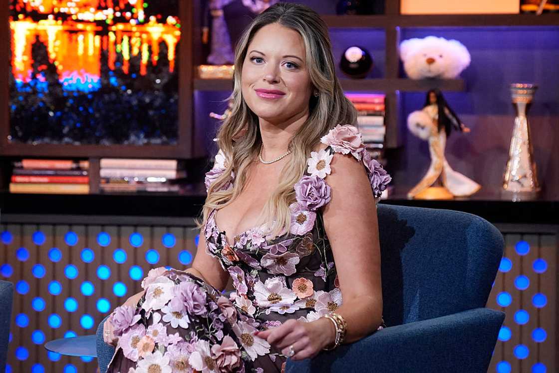 Amanda Frances on Watch What Happens Live With Andy Cohen - Season 23.