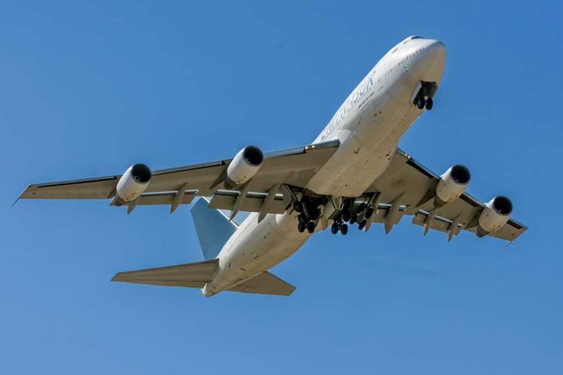 View of the Venezuelan Emtrasur cargo plane that has been stranded with its Venezuelan and Iranian crew in Argentina since June 2022 View of the Venezuelan Emtrasur cargo plane that has been stranded with its Venezuelan and Iranian crew in Argentina since June 2022