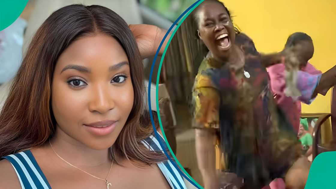 Nigerian woman melts hearts as family reacts to her pregnancy news after 5 years of waiting Nigerian woman melts hearts as family reacts to her pregnancy news after 5 years of waiting