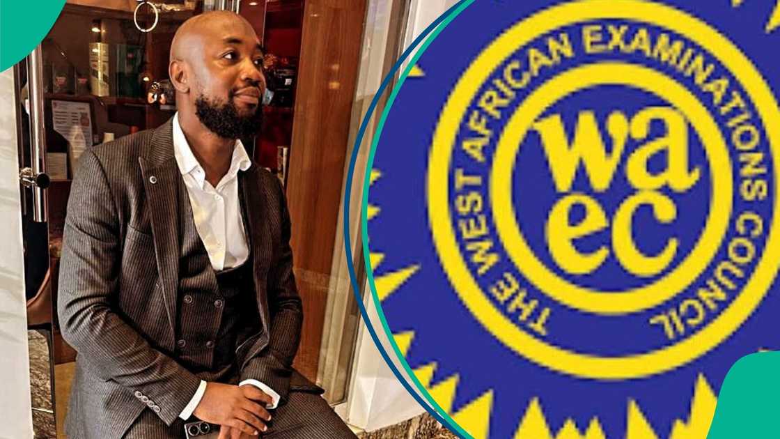 A Nigerian lawyer has reacted after seeing his brother's WAEC result. He shared what he got in maths online