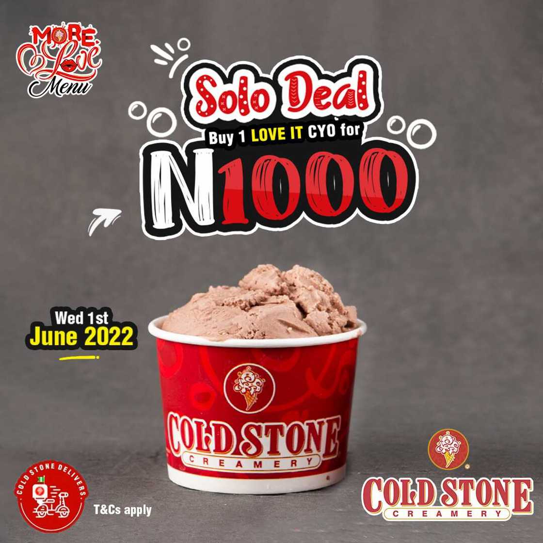 Welcome to June! Make it Memorable with Cold Stone’s Mouth-Watering Offers
