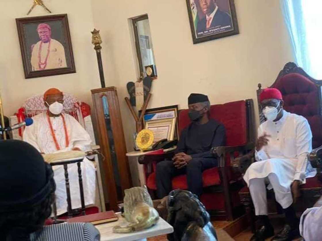 Vice President Osinbajo and Asagba of Asaba Vice President Osinbajo and Asagba of Asaba