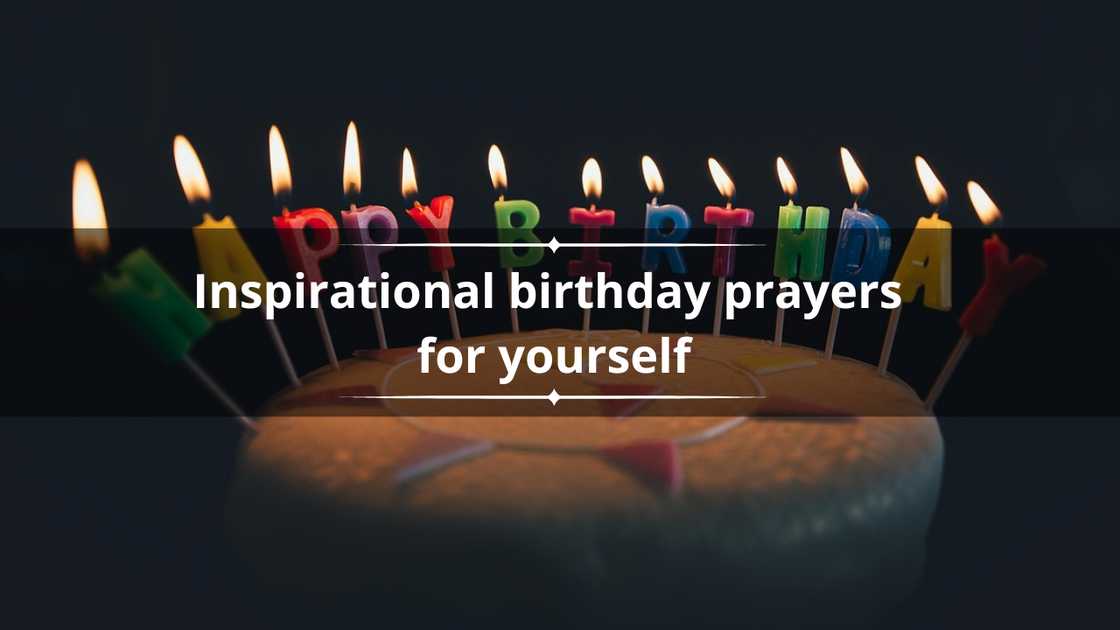 A cake with happy birthday candles
