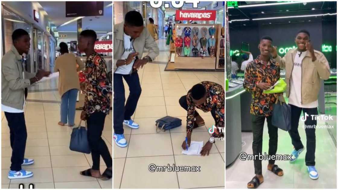 Free shopping/man got powerbank. Free shopping/man got powerbank.