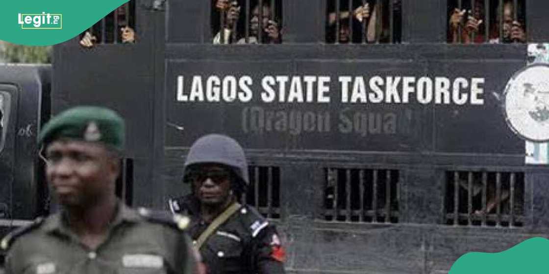 Men of the Lagos state task force Men of the Lagos state task force