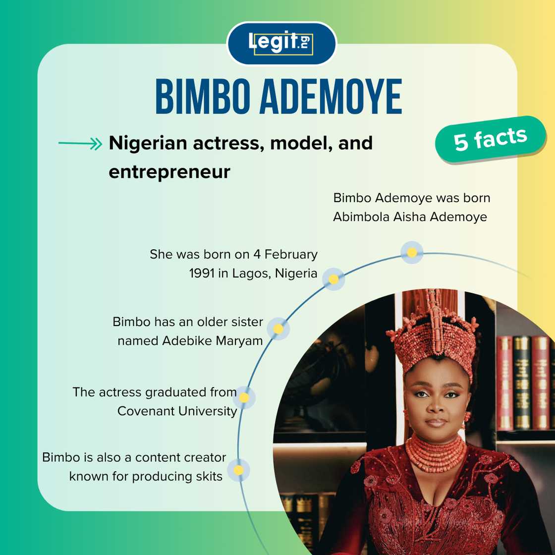 Top 5 facts about Bimbo Ademoye Top 5 facts about Bimbo Ademoye
